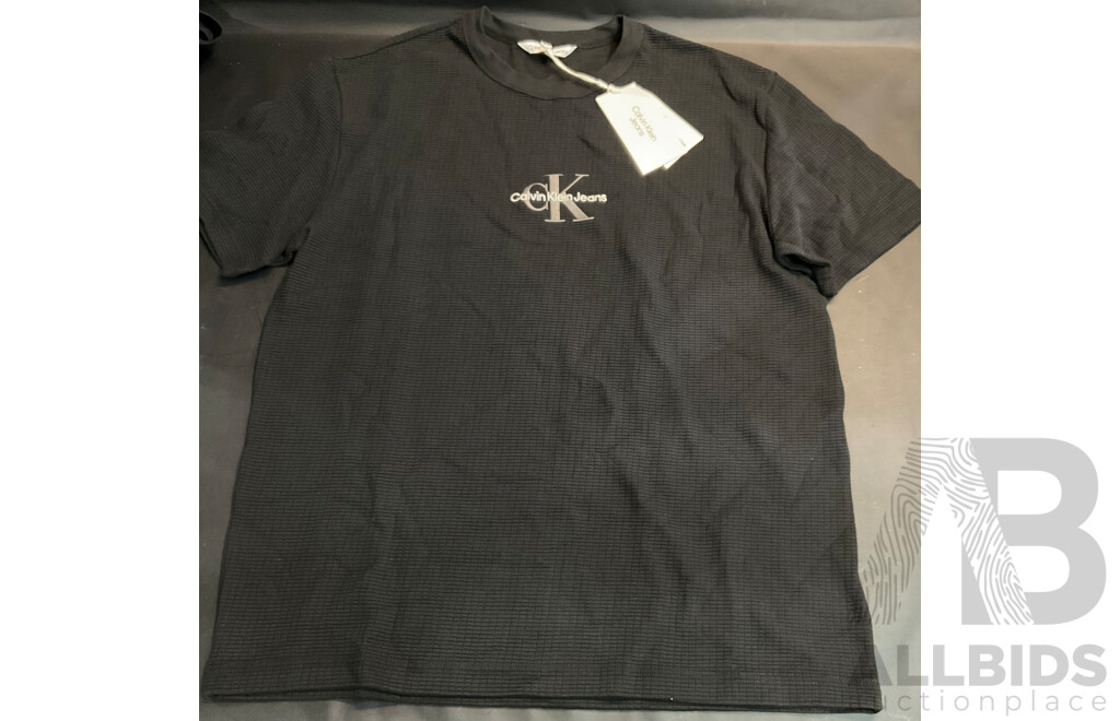 Calvin Klein Black T-Shirt & the North Face Long Sleeve & Nike Men's Pants (XL)  and Assorted Bonds Trunks(XL) & Singlets (2XL)