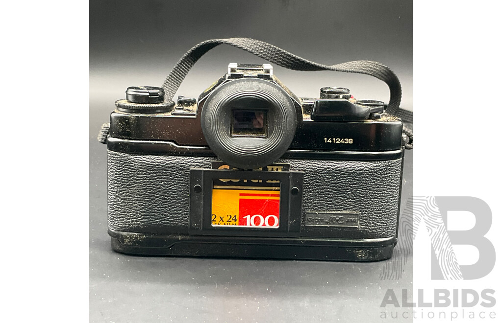 Vintage CANON A-1SLR Film Camera and Accessories