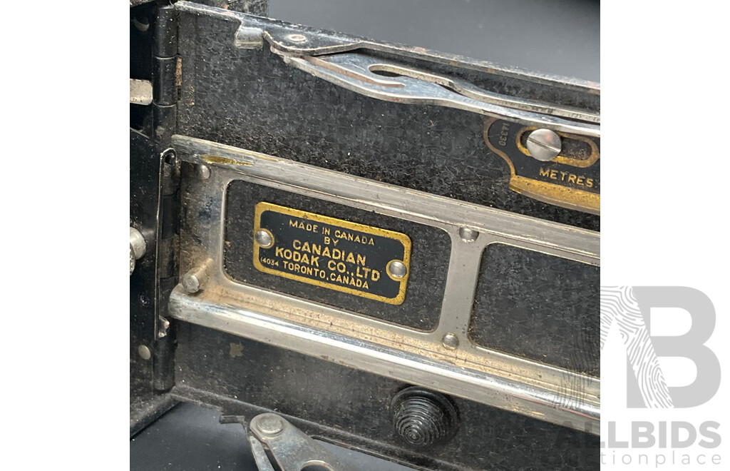 Vintage KODAK Autographic Film Camera No. A-116  and No. A-120, and Accessories