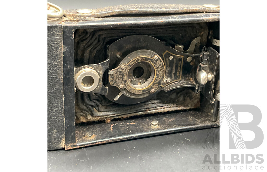 Vintage KODAK Autographic Film Camera No. A-116  and No. A-120, and Accessories