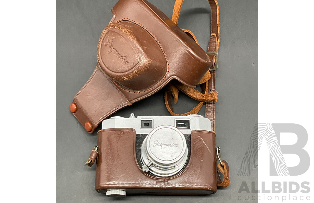 Vintage Film Cameras, Including VOIGTLANDER, CANON Canonet and SKYMASTER - Lot of 3