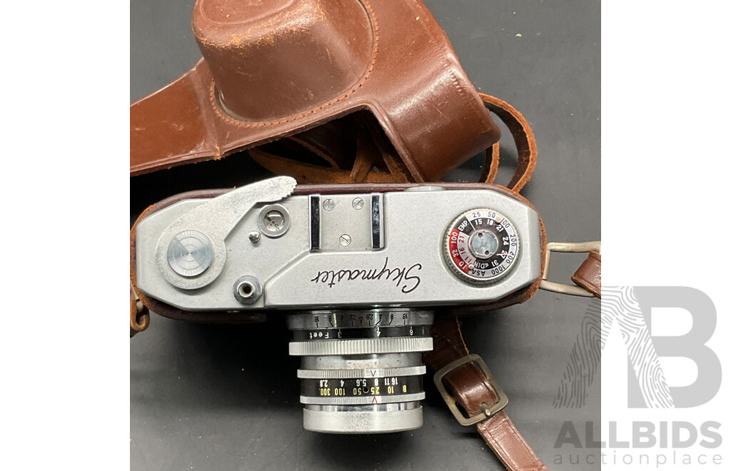 Vintage Film Cameras, Including VOIGTLANDER, CANON Canonet and SKYMASTER - Lot of 3