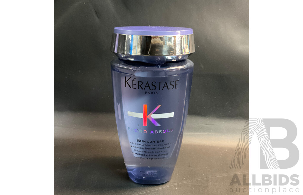 Kerastas Blond Absolu Cicaflash Conditioner 250 Ml & Hydrating Illuminating Shampoo 250ml - Lot of 2