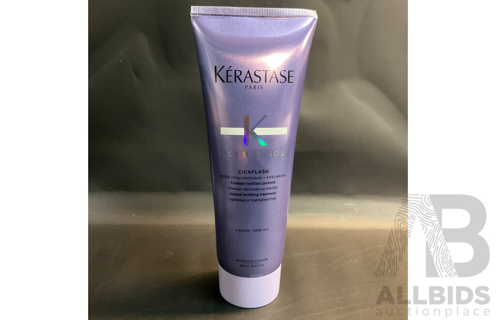 Kerastas Blond Absolu Cicaflash Conditioner 250 Ml & Hydrating Illuminating Shampoo 250ml - Lot of 2