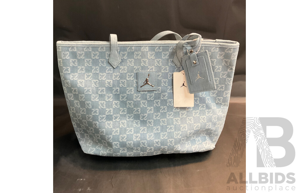 Nike Air Jordan Monogram Denim Bag