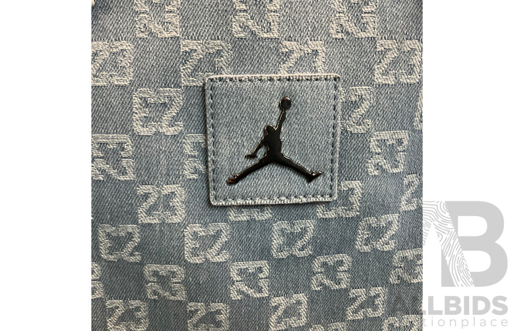 Nike Air Jordan Monogram Denim Bag