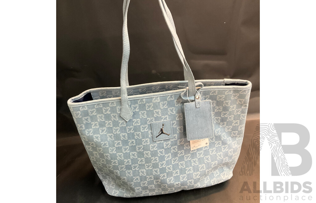 Nike Air Jordan Monogram Denim Bag