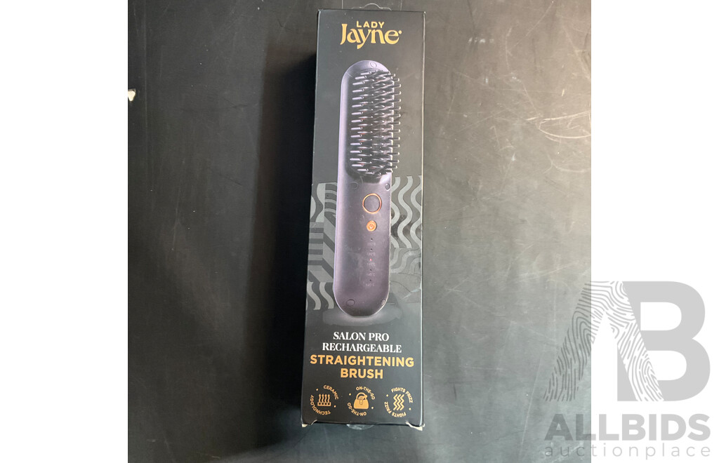 Lady Jayne Straightening Brush with Assorted Tools
