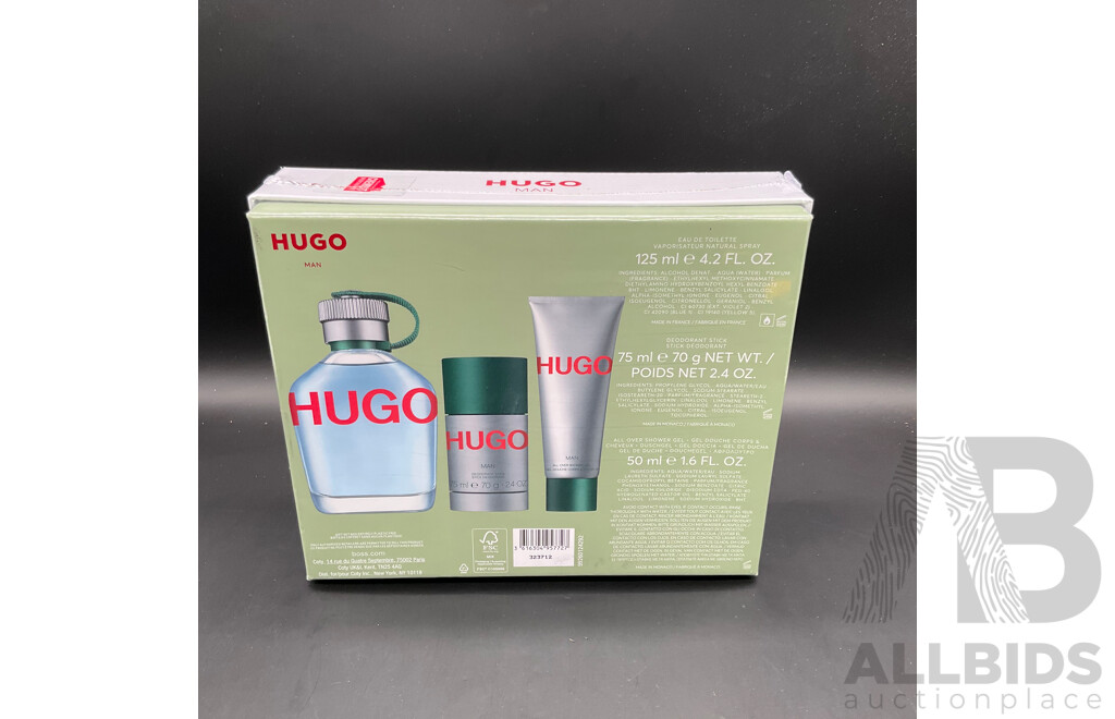 HUGO BOSS Man Eau De Toilette 3-piece Gift Set