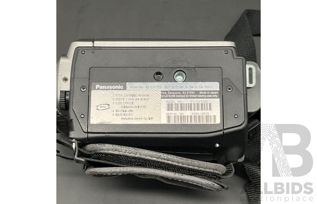 PANASONIC PalmSight PV-DV100D Digital Camcorder
