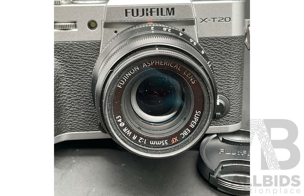 FUJIFILM X-T20 Mirrorless Camera with FUJINON 35mm Lens