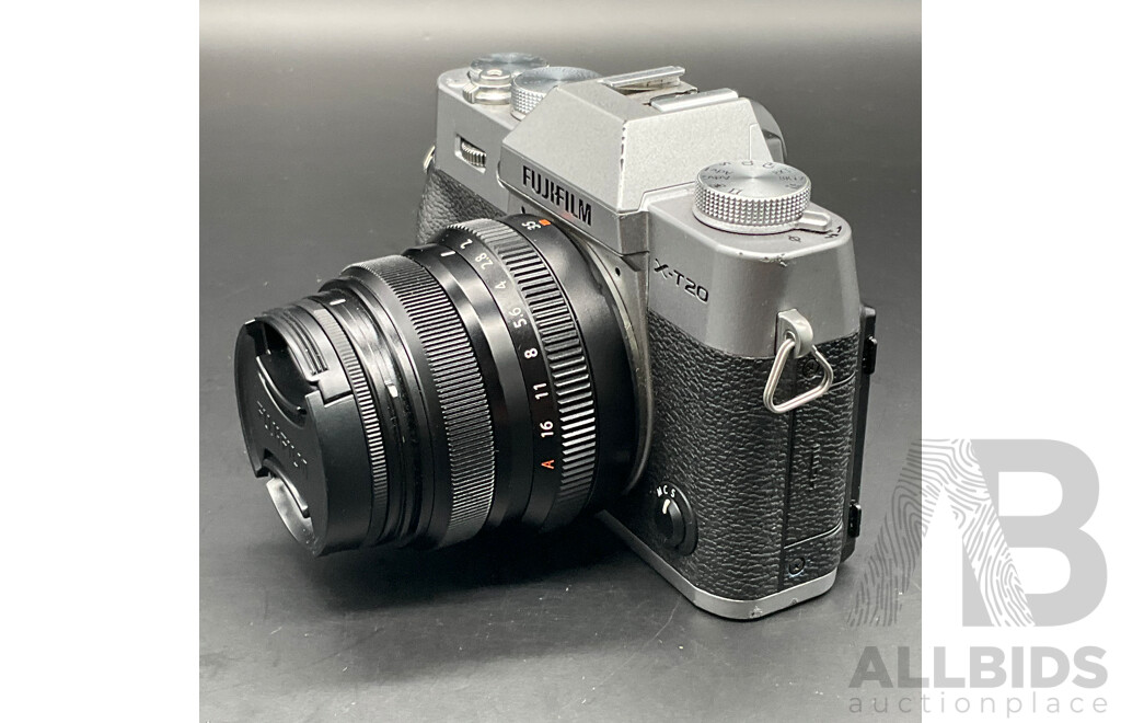 FUJIFILM X-T20 Mirrorless Camera with FUJINON 35mm Lens
