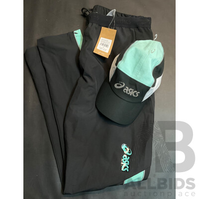ASICS Colour Block Traning Pant & Running Cap