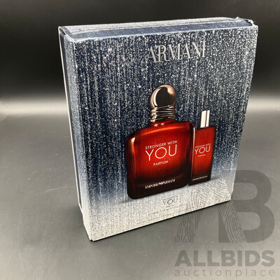 Armani Stronger with You Parfum Gift Set