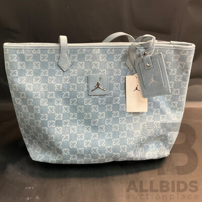 Nike Air Jordan Monogram Denim Bag
