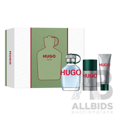 HUGO BOSS Man Eau De Toilette 3-piece Gift Set