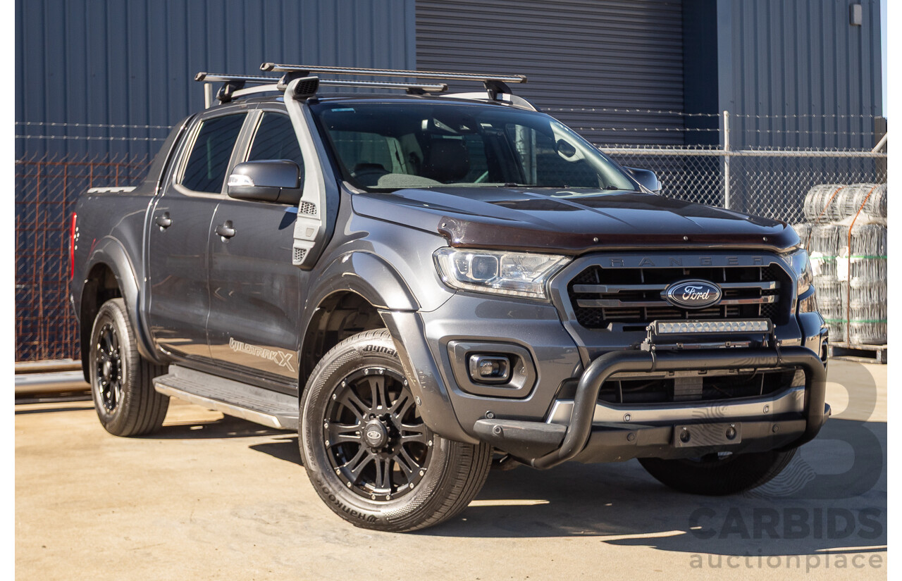 09/2020 Ford Ranger Wildtrak X Pack 2.0 (4x4) PX MKIII MY20.25 Double Cab P/Up Meteor Grey Twin Turbo Diesel 2.0L