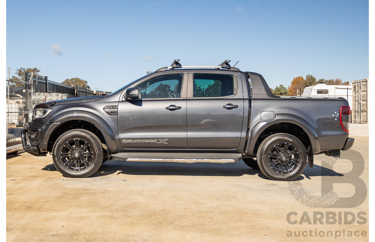 09/2020 Ford Ranger Wildtrak X Pack 2.0 (4x4) PX MKIII MY20.25 Double Cab P/Up Meteor Grey Twin Turbo Diesel 2.0L