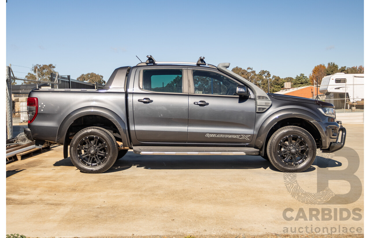 09/2020 Ford Ranger Wildtrak X Pack 2.0 (4x4) PX MKIII MY20.25 Double Cab P/Up Meteor Grey Twin Turbo Diesel 2.0L