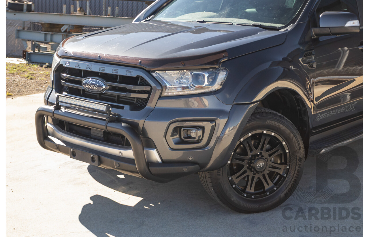 09/2020 Ford Ranger Wildtrak X Pack 2.0 (4x4) PX MKIII MY20.25 Double Cab P/Up Meteor Grey Twin Turbo Diesel 2.0L