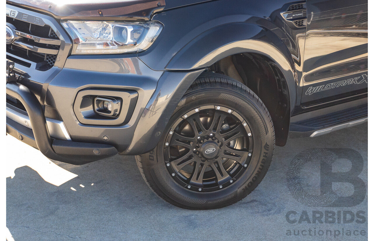 09/2020 Ford Ranger Wildtrak X Pack 2.0 (4x4) PX MKIII MY20.25 Double Cab P/Up Meteor Grey Twin Turbo Diesel 2.0L