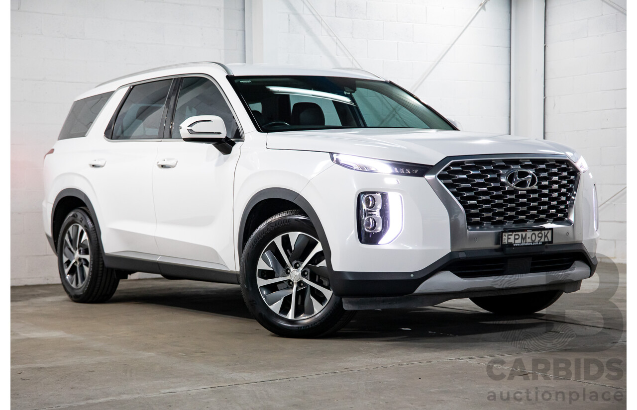 01/2021 Hyundai Palisade (AWD) LX2.V1 MY21 4d Wagon Hyper White Turbo Diesel 2.2L