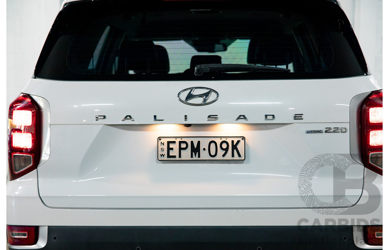 01/2021 Hyundai Palisade (AWD) LX2.V1 MY21 4d Wagon Hyper White Turbo Diesel 2.2L