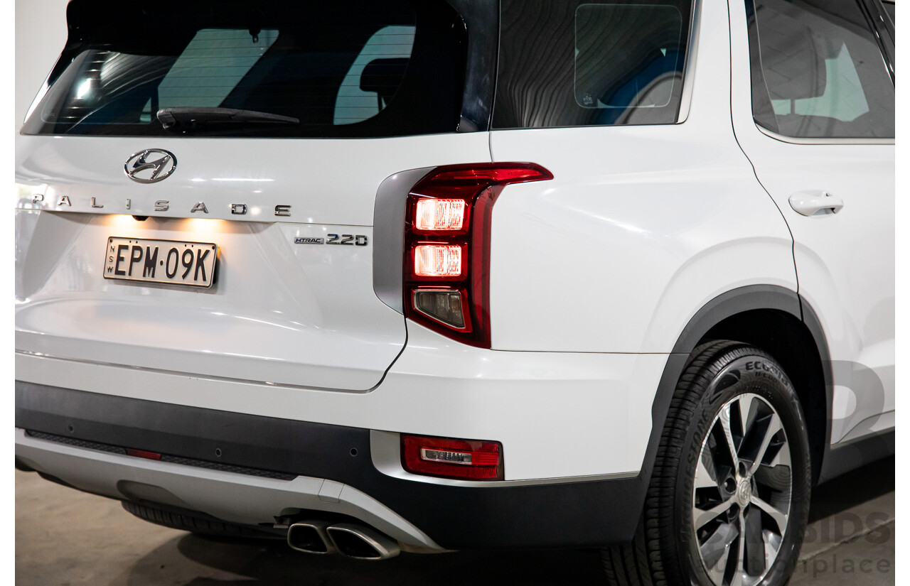 01/2021 Hyundai Palisade (AWD) LX2.V1 MY21 4d Wagon Hyper White Turbo Diesel 2.2L