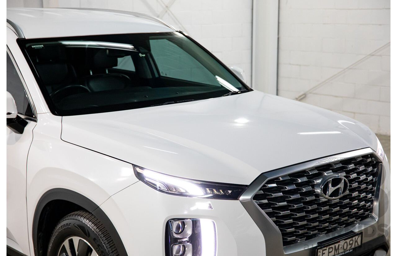 01/2021 Hyundai Palisade (AWD) LX2.V1 MY21 4d Wagon Hyper White Turbo Diesel 2.2L