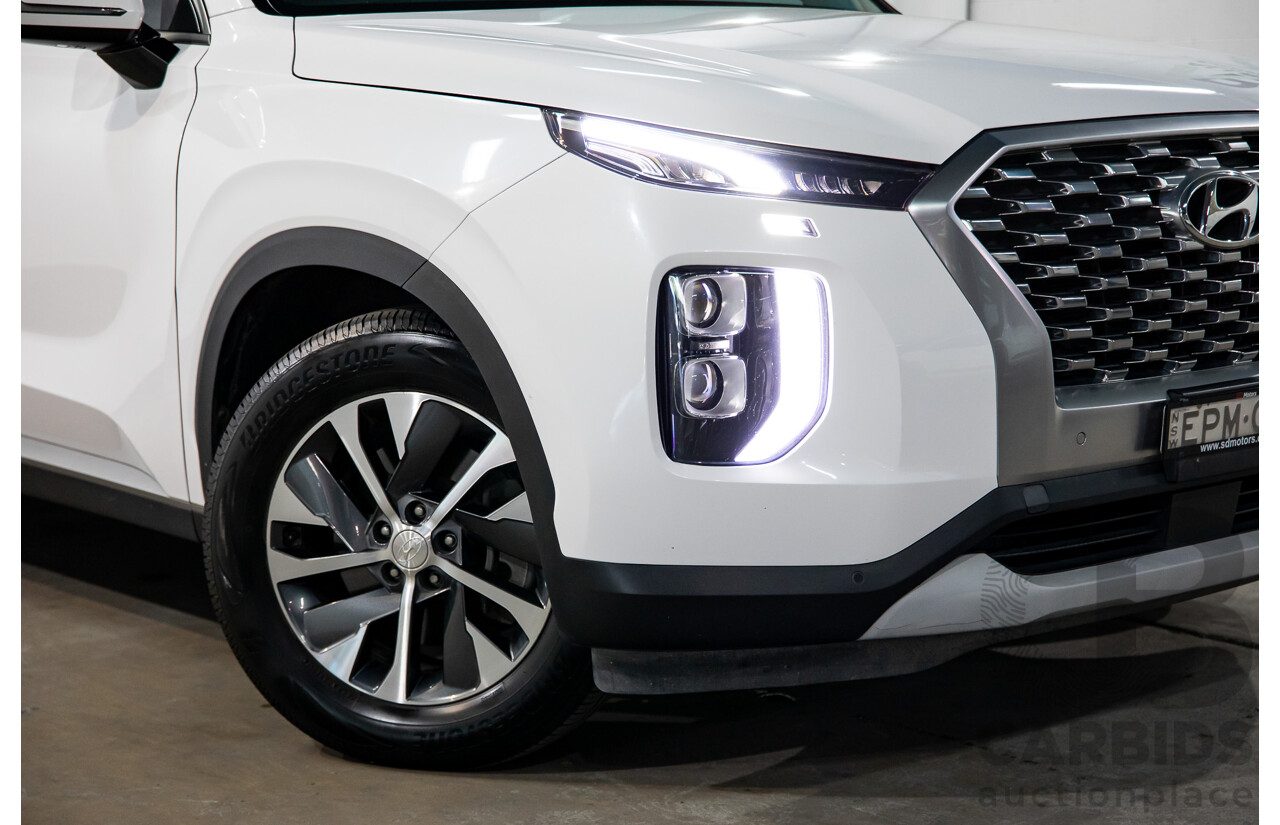 01/2021 Hyundai Palisade (AWD) LX2.V1 MY21 4d Wagon Hyper White Turbo Diesel 2.2L