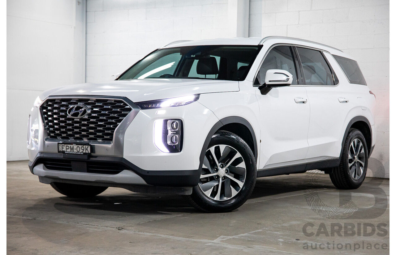 01/2021 Hyundai Palisade (AWD) LX2.V1 MY21 4d Wagon Hyper White Turbo Diesel 2.2L