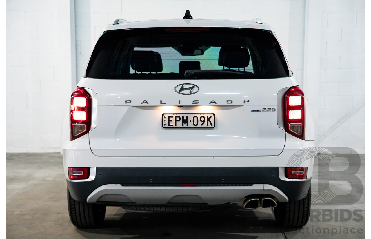 01/2021 Hyundai Palisade (AWD) LX2.V1 MY21 4d Wagon Hyper White Turbo Diesel 2.2L