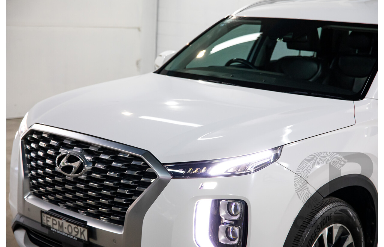 01/2021 Hyundai Palisade (AWD) LX2.V1 MY21 4d Wagon Hyper White Turbo Diesel 2.2L