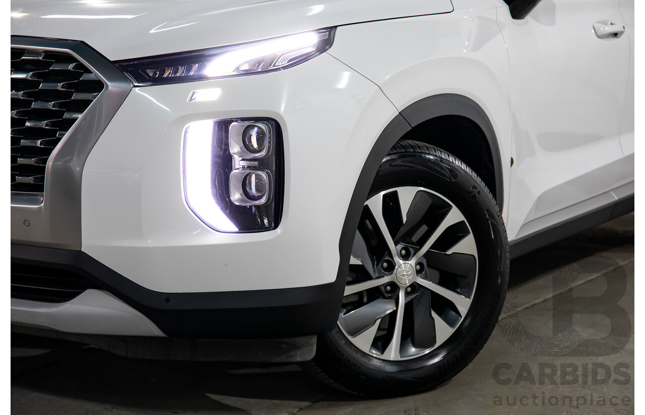 01/2021 Hyundai Palisade (AWD) LX2.V1 MY21 4d Wagon Hyper White Turbo Diesel 2.2L