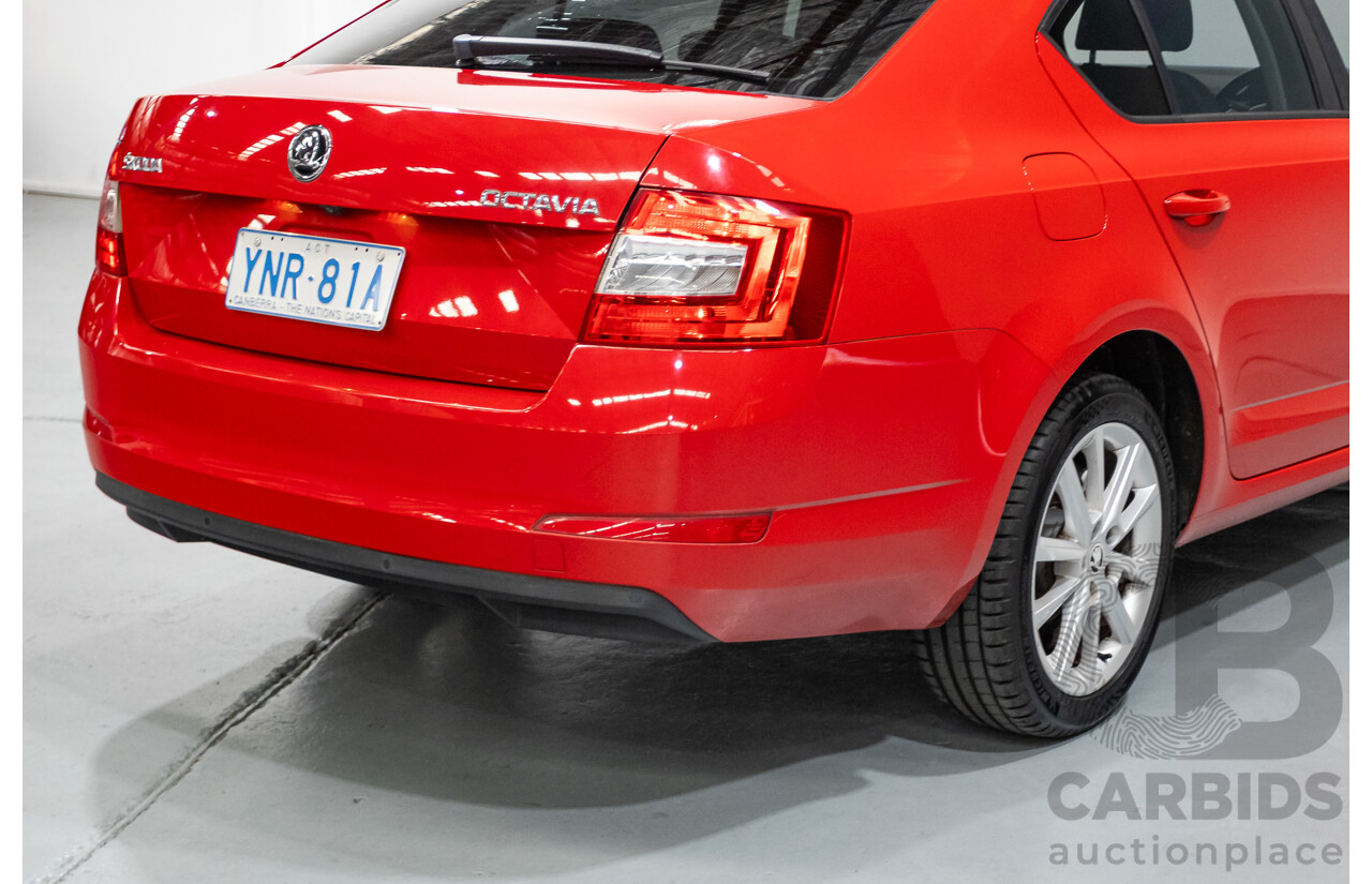 06/2016 Skoda Octavia 110 TSI Ambition NE MY16 5D Hatchback Corrida Red Turbo 1.4L