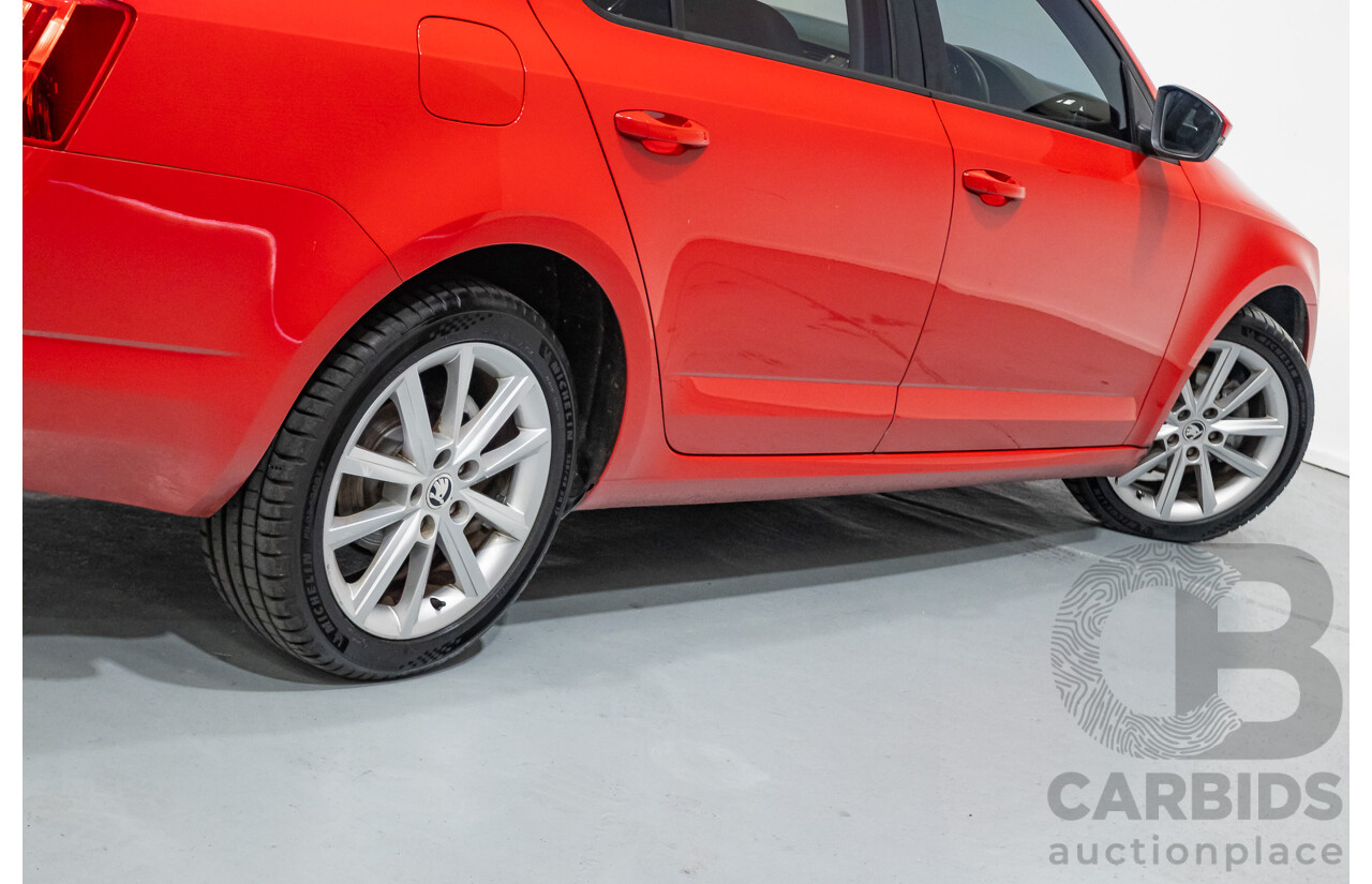 06/2016 Skoda Octavia 110 TSI Ambition NE MY16 5D Hatchback Corrida Red Turbo 1.4L