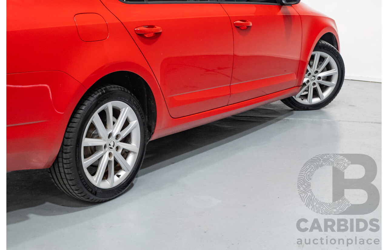 06/2016 Skoda Octavia 110 TSI Ambition NE MY16 5D Hatchback Corrida Red Turbo 1.4L