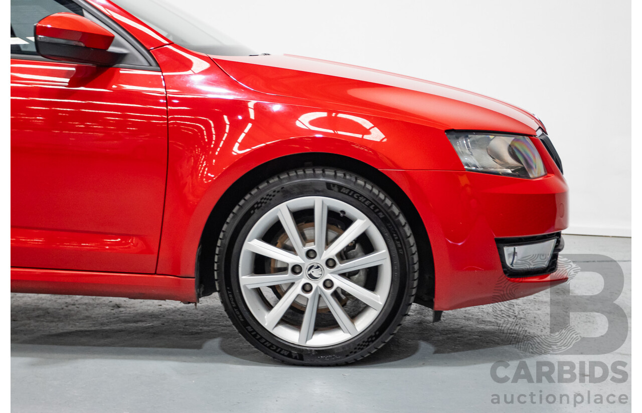 06/2016 Skoda Octavia 110 TSI Ambition NE MY16 5D Hatchback Corrida Red Turbo 1.4L