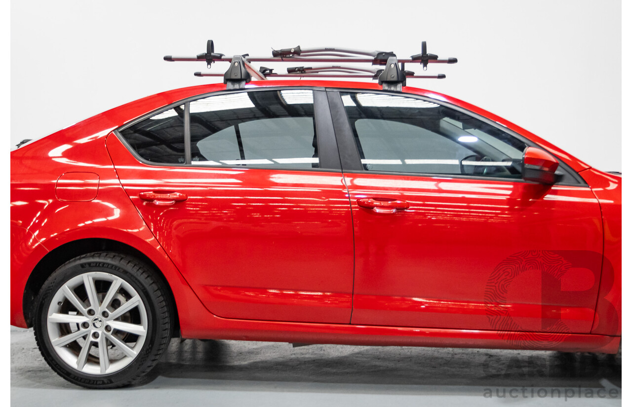 06/2016 Skoda Octavia 110 TSI Ambition NE MY16 5D Hatchback Corrida Red Turbo 1.4L