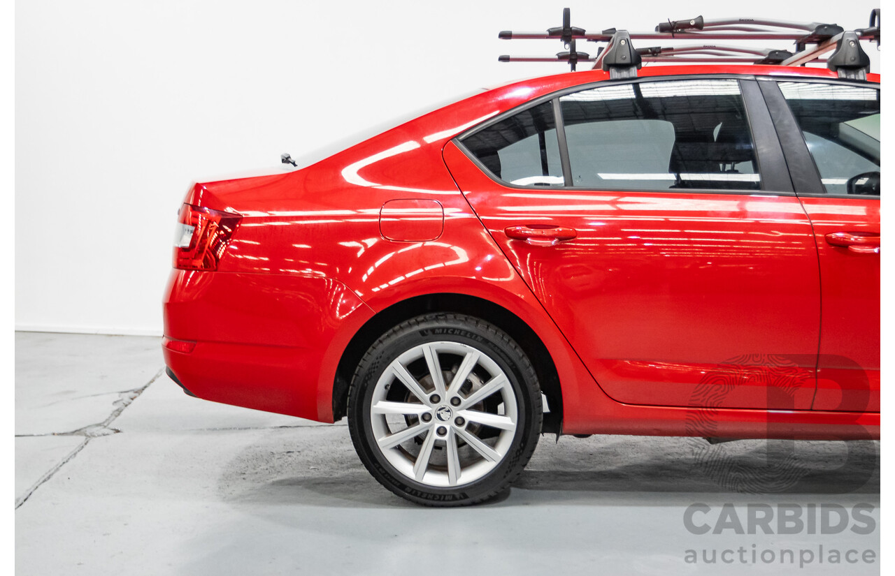 06/2016 Skoda Octavia 110 TSI Ambition NE MY16 5D Hatchback Corrida Red Turbo 1.4L