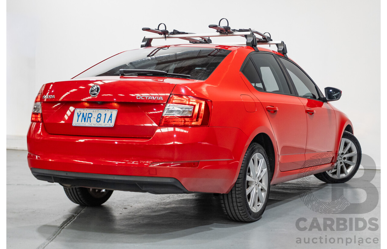 06/2016 Skoda Octavia 110 TSI Ambition NE MY16 5D Hatchback Corrida Red Turbo 1.4L