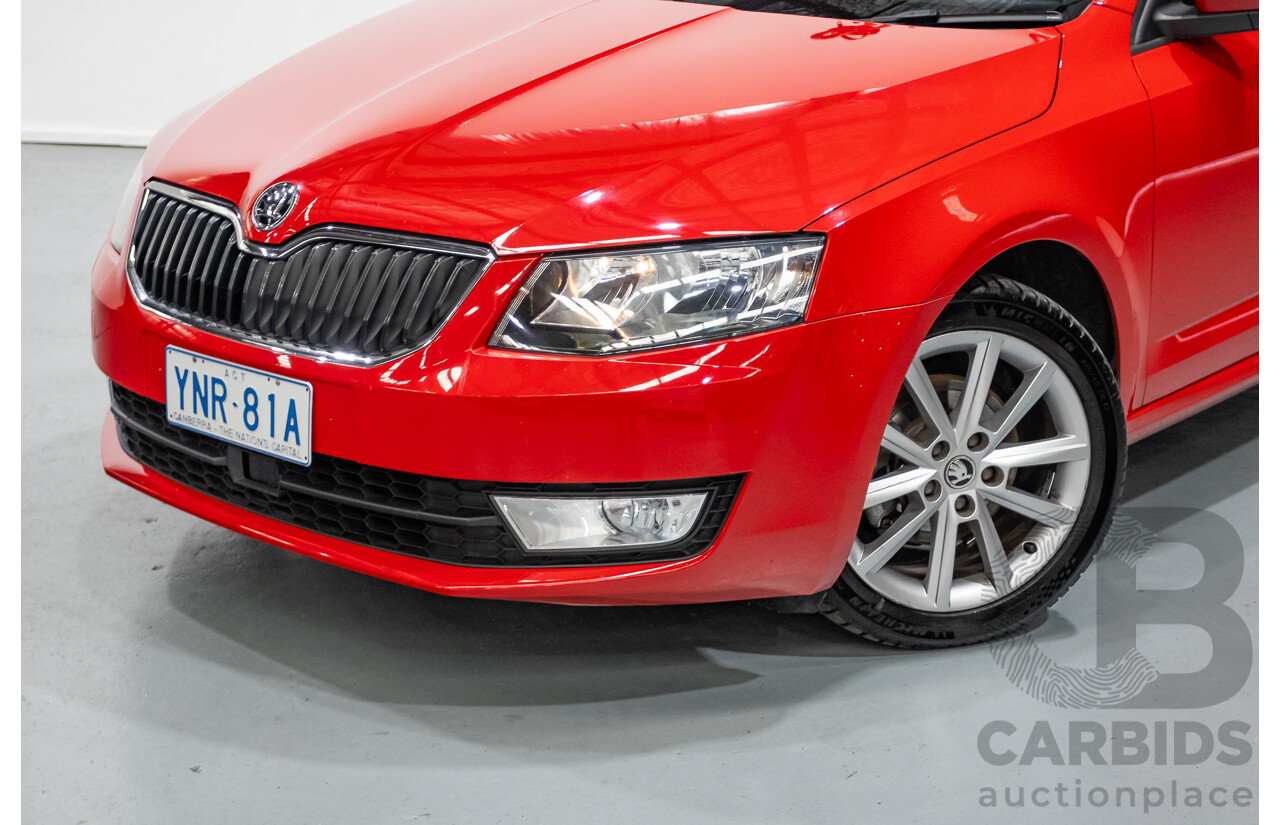 06/2016 Skoda Octavia 110 TSI Ambition NE MY16 5D Hatchback Corrida Red Turbo 1.4L