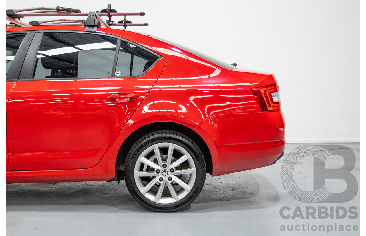 06/2016 Skoda Octavia 110 TSI Ambition NE MY16 5D Hatchback Corrida Red Turbo 1.4L