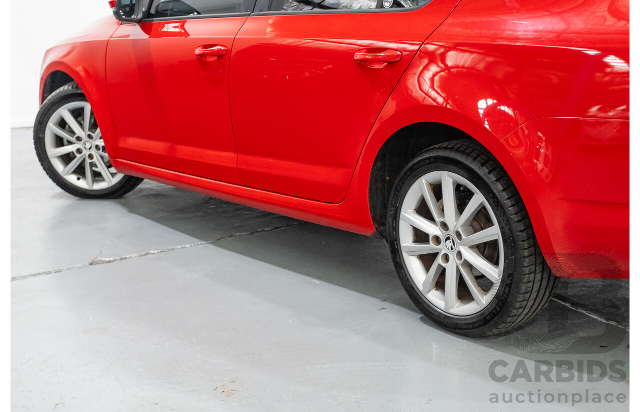 06/2016 Skoda Octavia 110 TSI Ambition NE MY16 5D Hatchback Corrida Red Turbo 1.4L