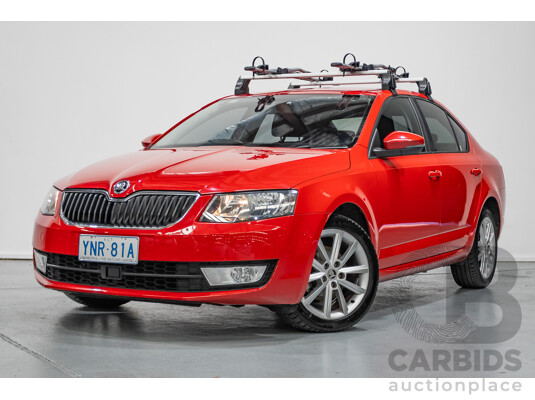 06/2016 Skoda Octavia 110 TSI Ambition NE MY16 5D Hatchback Corrida Red Turbo 1.4L