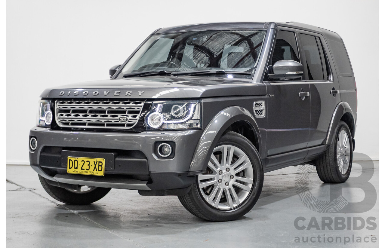 03/2014 Land Rover Discovery 4 3.0 SDV6 HSE (4x4) MY13 4D Wagon Corris Grey Turbo Diesel 3.0L