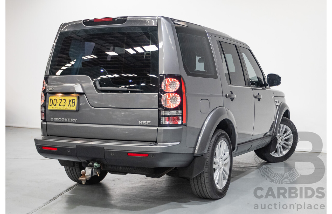 03/2014 Land Rover Discovery 4 3.0 SDV6 HSE (4x4) MY13 4D Wagon Corris Grey Turbo Diesel 3.0L