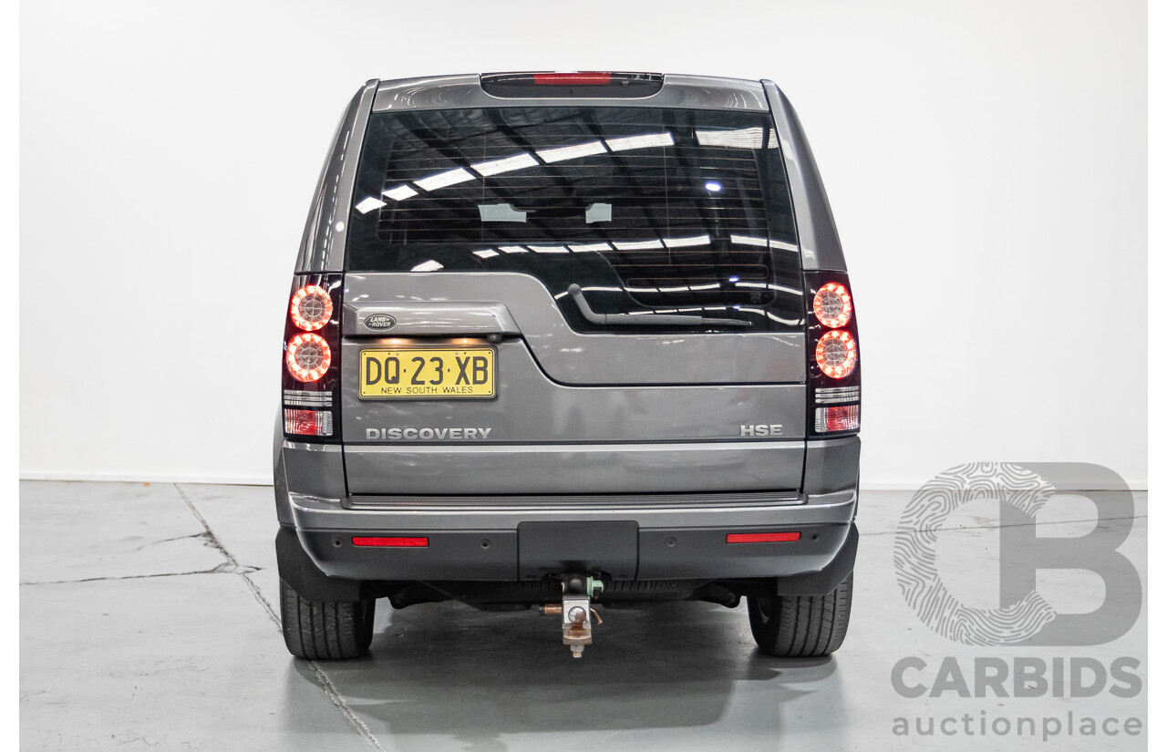 03/2014 Land Rover Discovery 4 3.0 SDV6 HSE (4x4) MY13 4D Wagon Corris Grey Turbo Diesel 3.0L