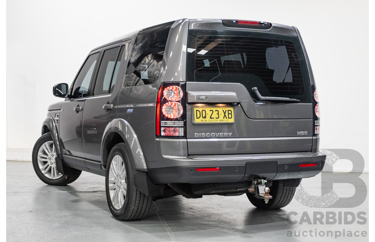 03/2014 Land Rover Discovery 4 3.0 SDV6 HSE (4x4) MY13 4D Wagon Corris Grey Turbo Diesel 3.0L