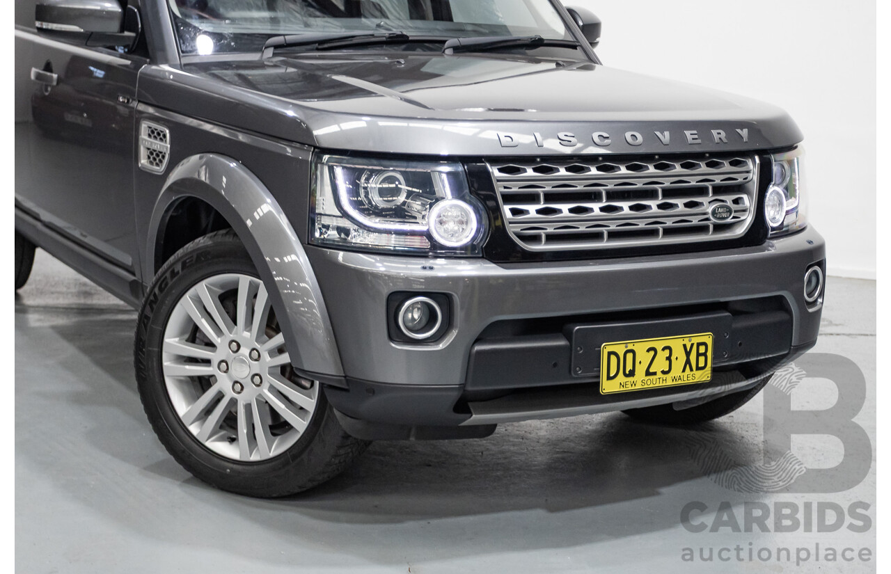 03/2014 Land Rover Discovery 4 3.0 SDV6 HSE (4x4) MY13 4D Wagon Corris Grey  Turbo Diesel 3.0L